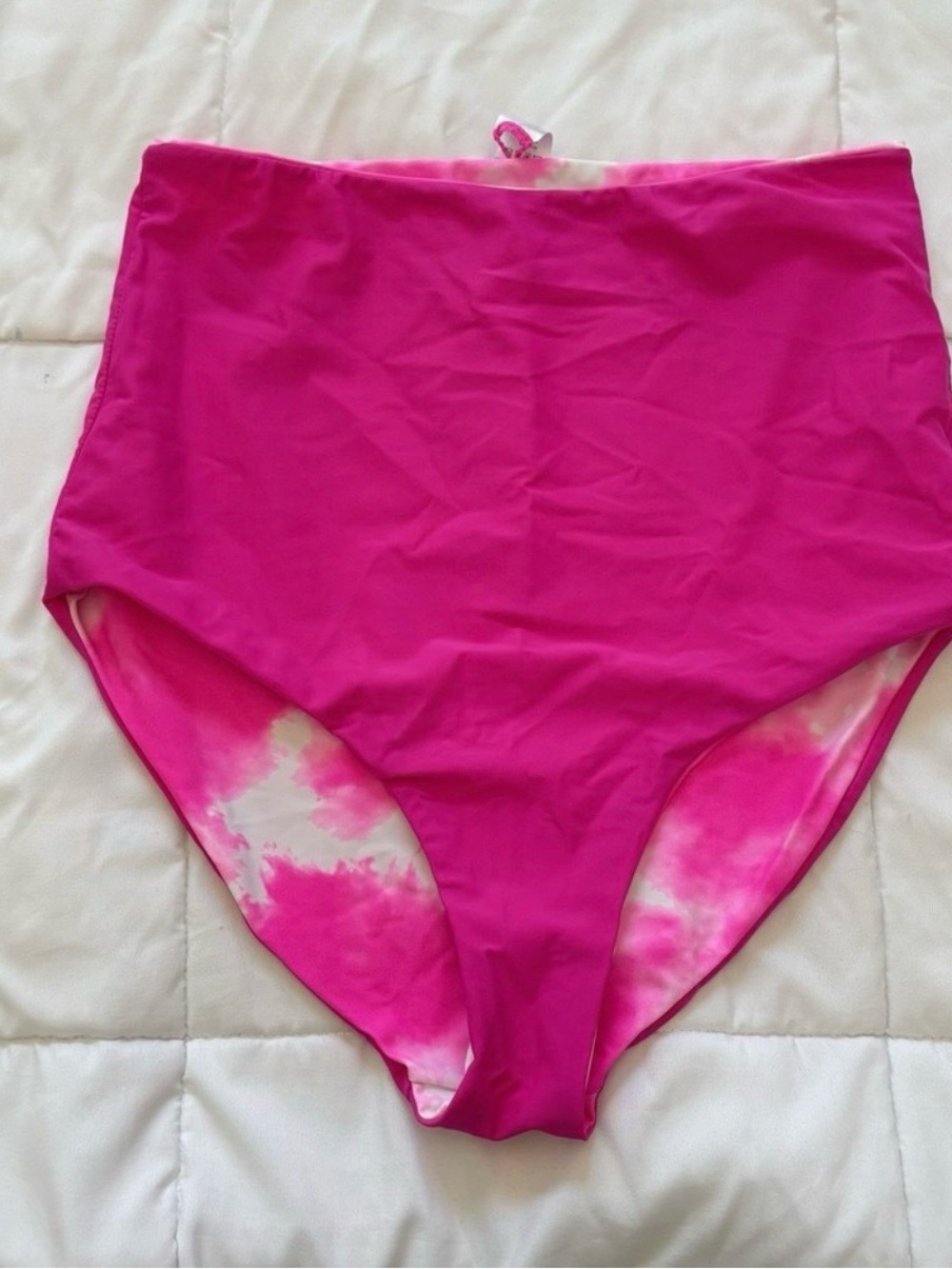 Coral Reef Swim High Waisted Reversible Bikini Bottoms - Picture 3 of 6